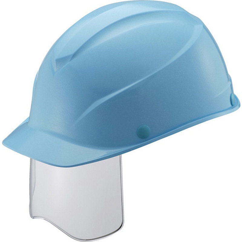 103J-SH-B11 エアライトS搭載シールド面付きヘルメット 軽量「かるメット」 谷沢製作所 内装J6型(EPA)/No.8 アメリカン ライトブルー   103J-SH-B11