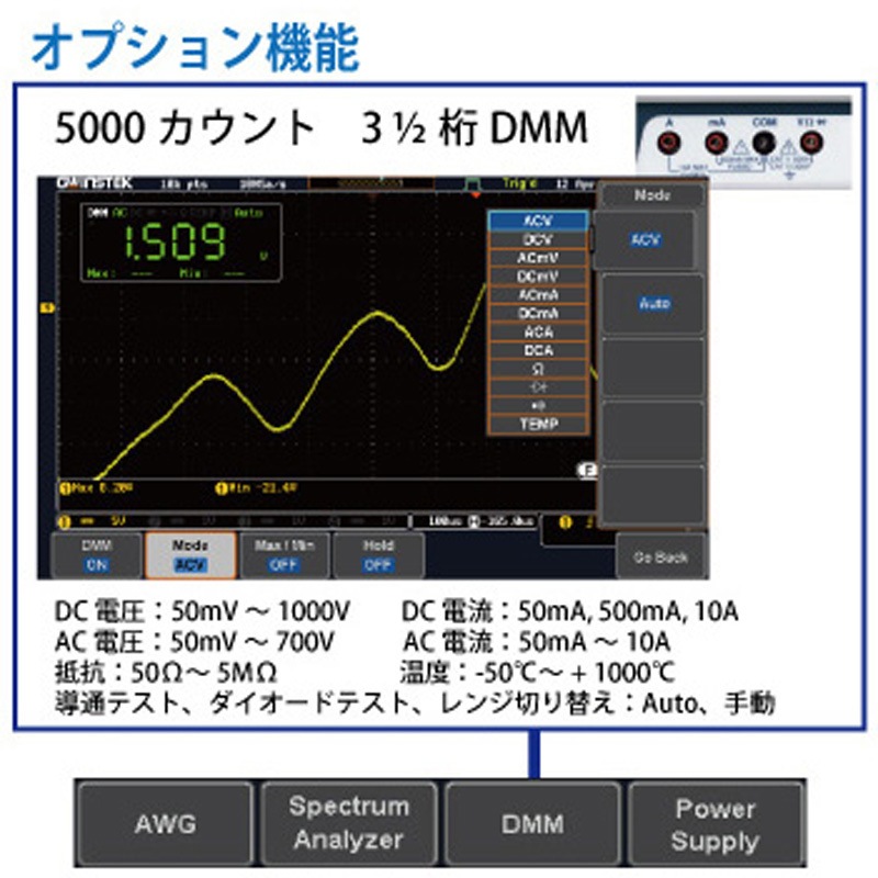 MPO-2204P 多機能プログラマブルオシロスコープ テクシオ