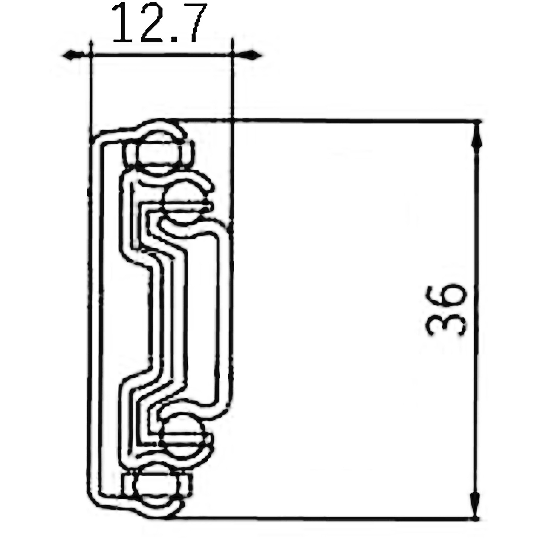 K1220-30S ダンパー付きスライドレール WAKI(和気産業) ソフト