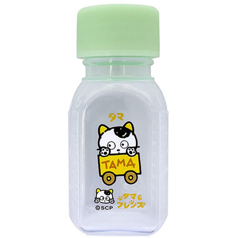 20100-006 タマ投薬瓶(タマプリント付き投薬瓶) 刻印目盛り 4色キャップセット 金鵄製作所 容量30mL  1箱(200本) 20100-006
