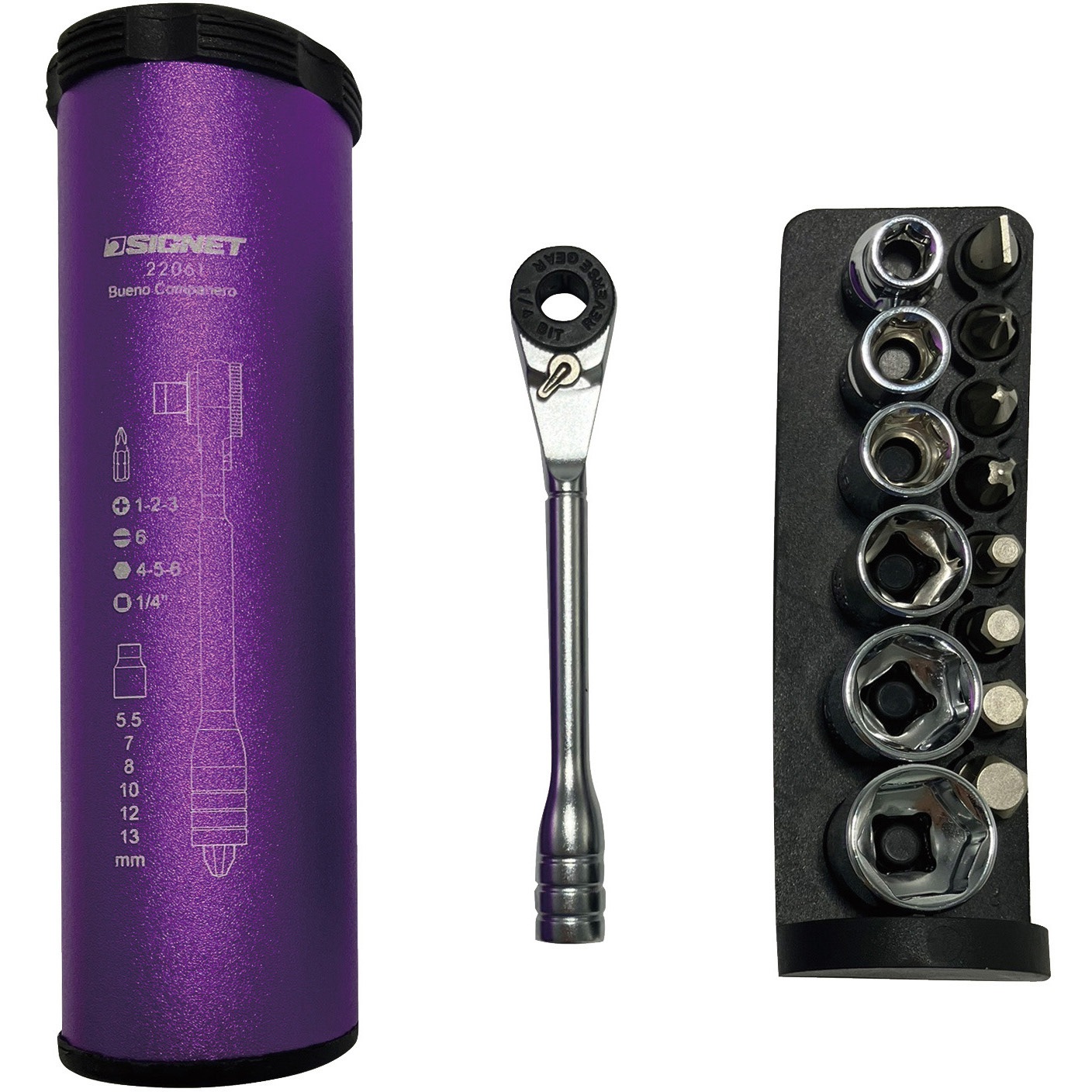 22061 ミニラチェマルチソケット&ビットセット 1セット SIGNET