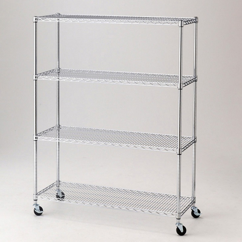 1536-154 ワイヤーラック 奥行35cm キャスター付き 1台 ストア・エキスプレス 【通販モノタロウ】