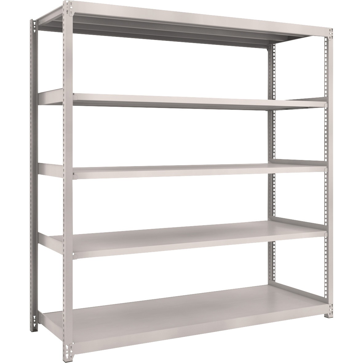 M2-6695 軽中量ボルトレス棚”M2型”(200kgタイプ、高さ1800mm、5段タイプ) 単体型(高さ1800mm 棚段数5段タイプ) TRUSCO 1セット(1台) M2-6695