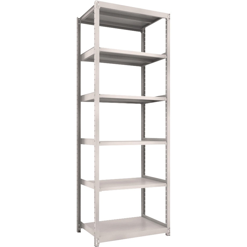 M2-8396 軽中量ボルトレス棚”M2型”(200kgタイプ、高さ2400mm、6段タイプ) 単体型(高さ2400mm 棚段数6段タイプ) TRUSCO 1セット(1台) M2-8396