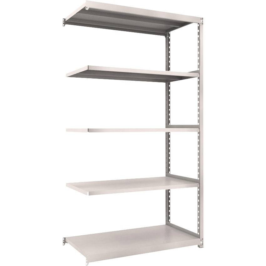 M2-7495B 軽中量ボルトレス棚”M2型”(200kgタイプ、高さ2100mm、5段タイプ) 連結型(高さ2100mm 棚段数5段タイプ) TRUSCO 1セット(1台) M2-7495B