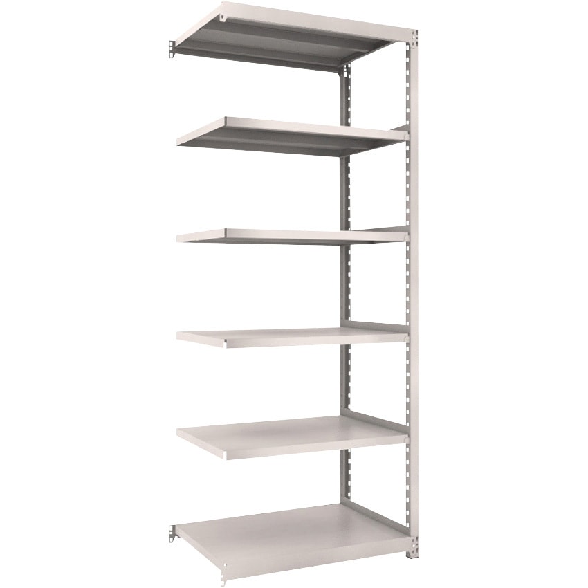 M2-7396B 軽中量ボルトレス棚”M2型”(200kgタイプ、高さ2100mm、6段タイプ) 連結型(高さ2100mm 棚段数6段タイプ) TRUSCO 1セット(1台) M2-7396B 34,437円