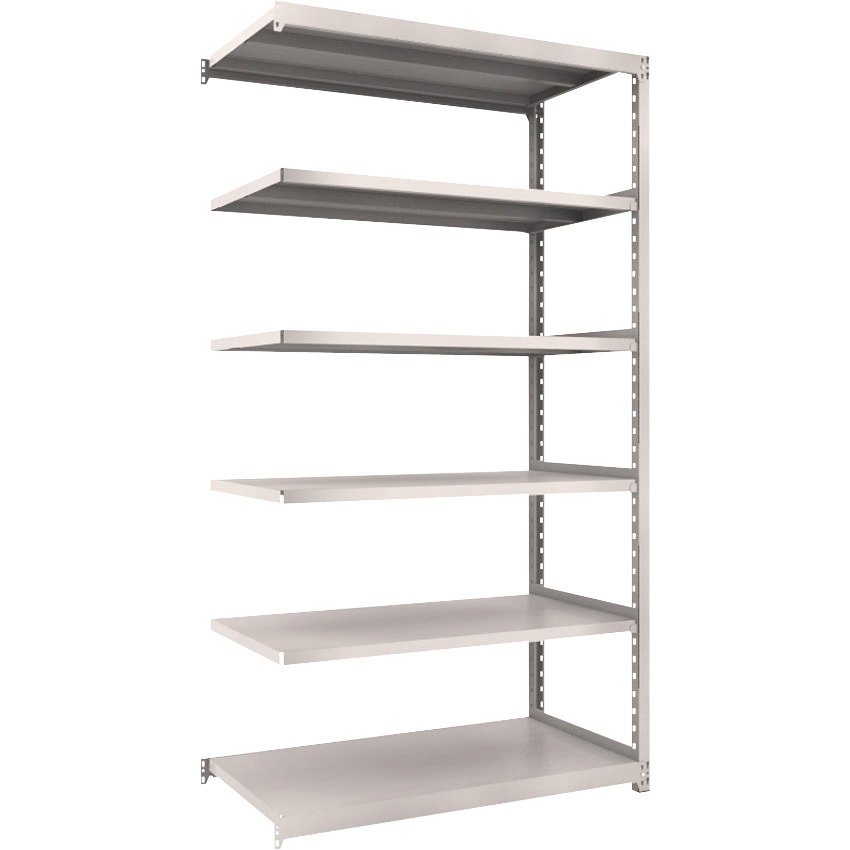 M2-7496B 軽中量ボルトレス棚”M2型”(200kgタイプ、高さ2100mm、6段タイプ) 連結型(高さ2100mm 棚段数6段タイプ) TRUSCO 1セット(1台) M2-7496B