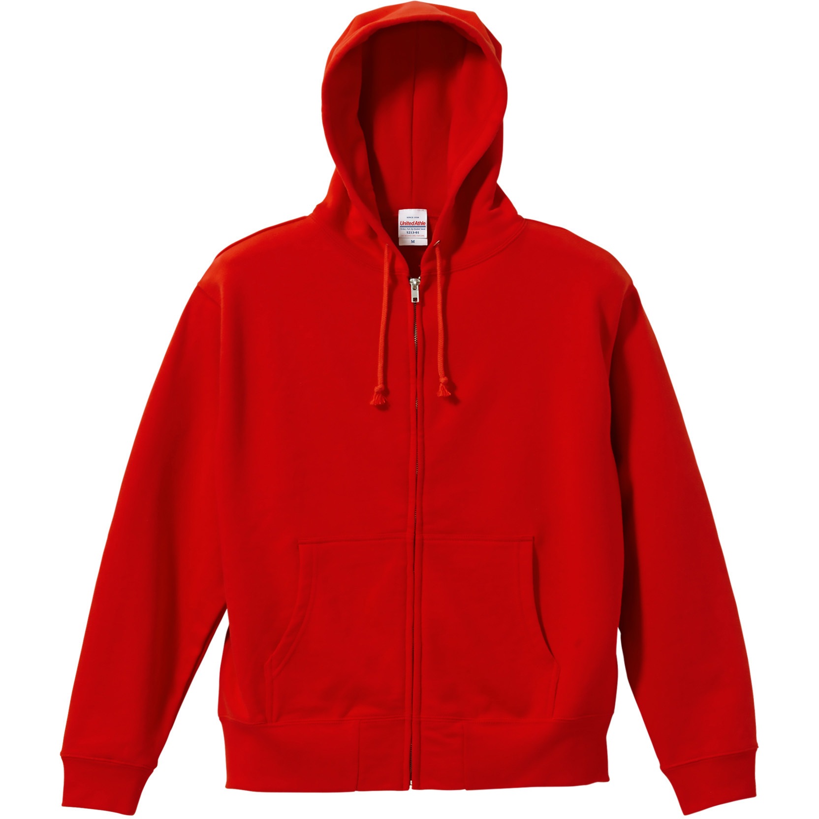 5213‐01 10.0オンス スウェット フルジップパーカ ユナイテッドアスレ 混率綿100(裏パイル)% サイズXXL袖丈63cm