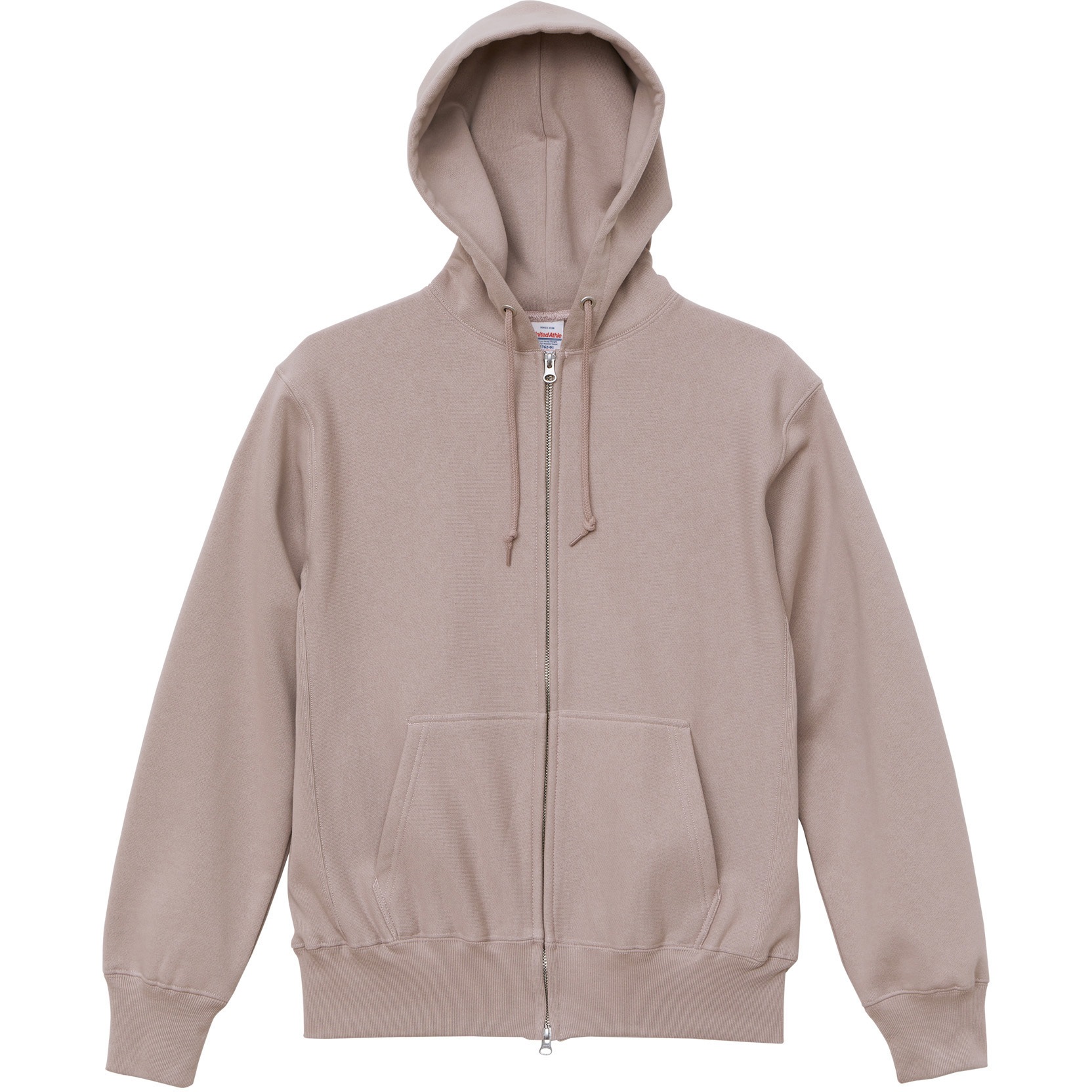 5762‐01 12．0オンス ヘビーウェイト スウェット フルジップパーカ 裏起毛 ユナイテッドアスレ サイズXXL袖丈64cm