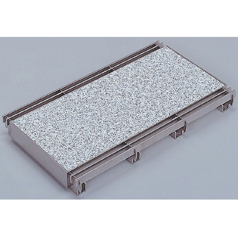 KNGI-SL(R)-T-2-P15 ステンレスグレーチング KNGI-SL(R) インターロッキング用カラー舗装用化粧ぶた(FBズラーズタイプ)ピッチ15mm 1個 カワグレ 【通販モノタロウ】