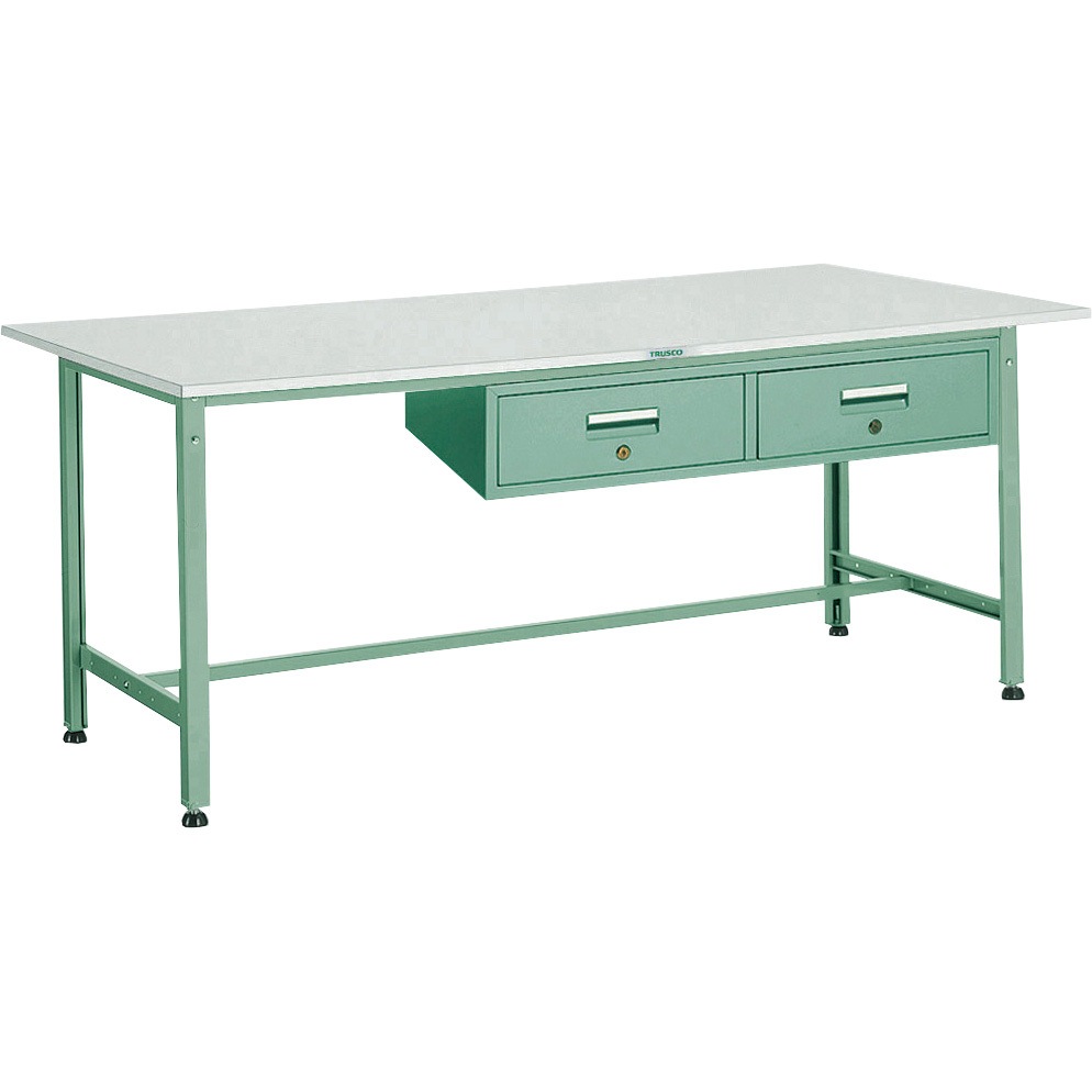 AE-1500FL2 軽荷重作業台(300kg)AE型 TRUSCO ポリ化粧製天板 間口1500mm奥行750mm高さ740mm 44,988円
