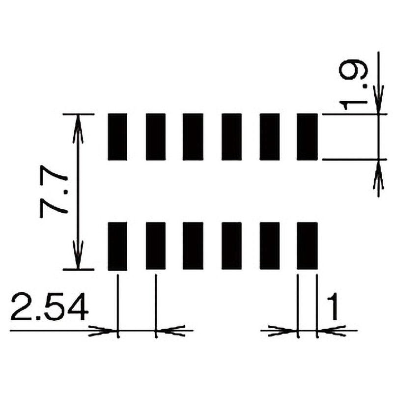 FSM-42074-12 ピンヘッダー(ソケット) FSM-42074-00(2列) 1袋(10