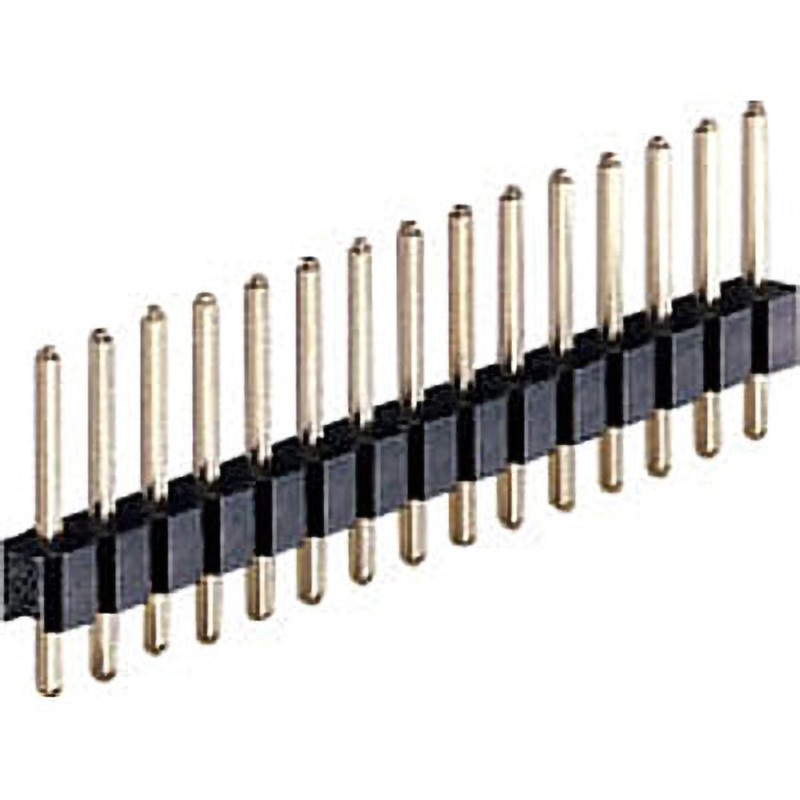 JTS-2520 基板用マウントパーツ(プラグ) JTS-2500( ピッチ2.54mm)1列 廣杉計器 3A 角型 ストレート 極数20  1袋(50個)