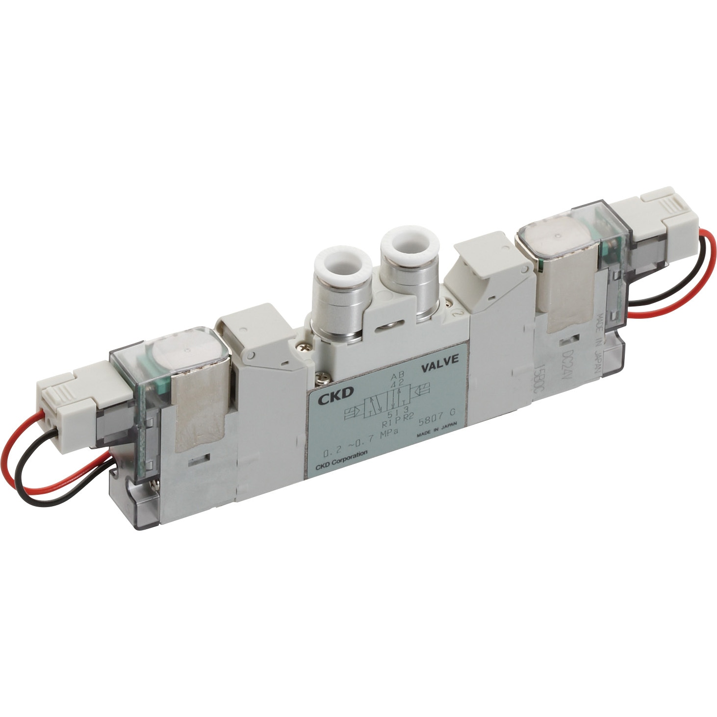 4GA129R-C6-E2H-3 パイロット式5ポート弁 ダイレクト配管 ベース搭載用