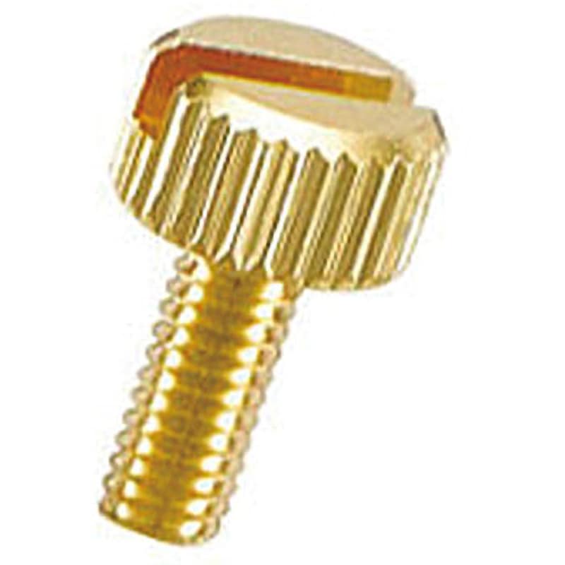NB-204GAG ローレットツマミ・ナット(黄銅ローレットツマミ) NB-200AGシリーズ(M=2.6 ピッチ0.45) 廣杉計器 おねじ 取付長4mm 1袋(50個) NB-204GAG