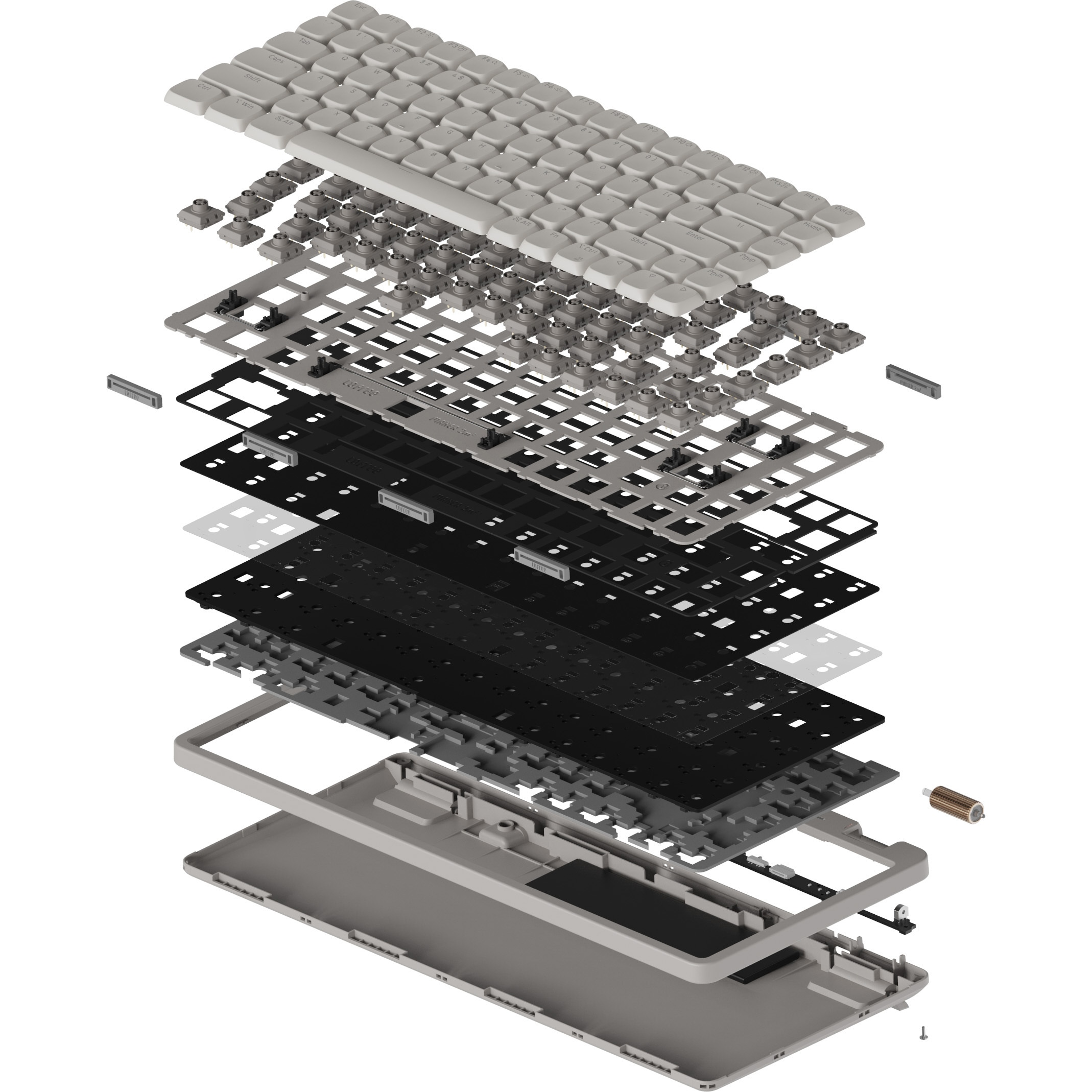 oe921w Flow Lite メカニカルキーボード 84キー Lofree 接続方式