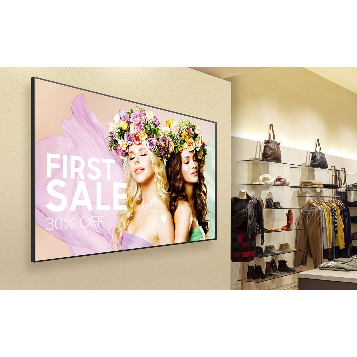 QB55C Samsung  QBC 55インチ 4K UHD 液晶ディスプレイ Samsung 解像度3840×2160 パネル駆動方式VA VESAマウント200×200mm  QB55C 93,390円