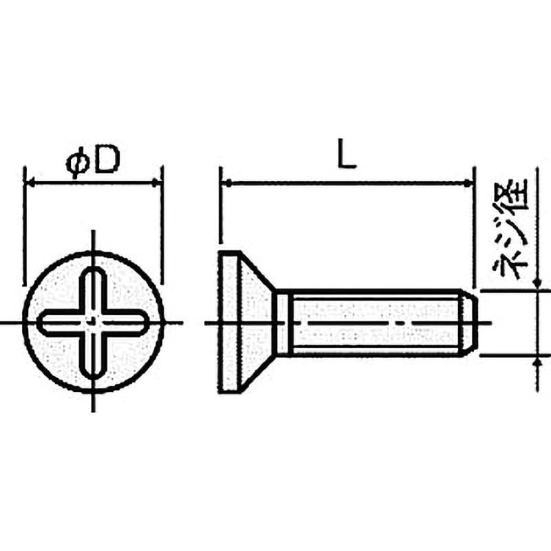 FF-0305E 金属ネジ(鉄サラ小ネジ) FF-0000Eサラ小ネジ 廣杉計器