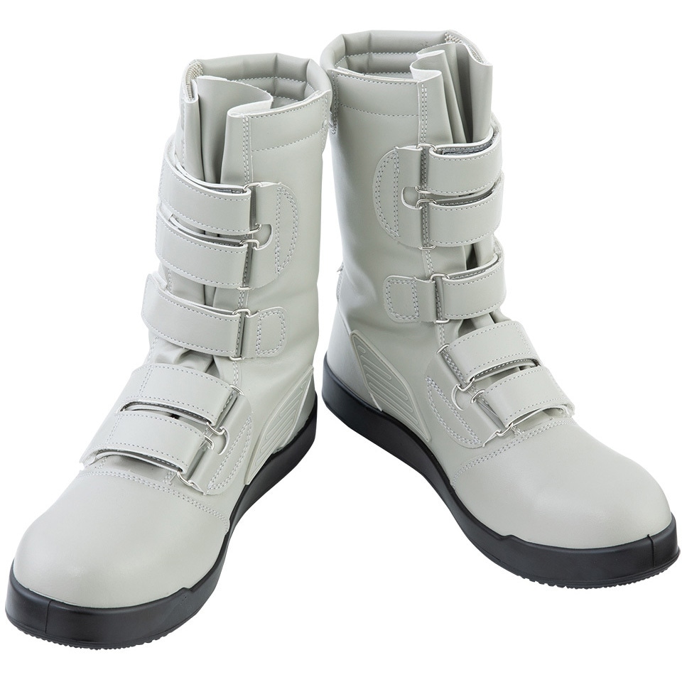 ZA-08 高所用ハイカットセーフティーブーツ 黒豹(コーコス信岡) マジックタイプ グレー色 サイズ29cm  ZA-08