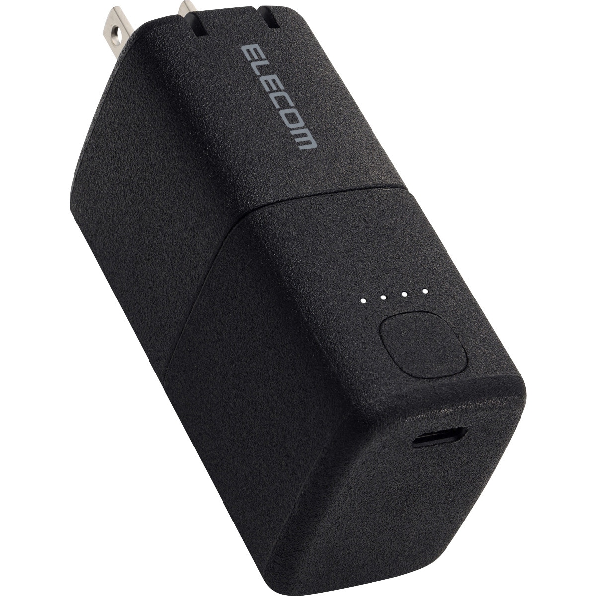 EC-C19LBK モバイルバッテリー コンセント 一体型 5000mAh PD 最大30W