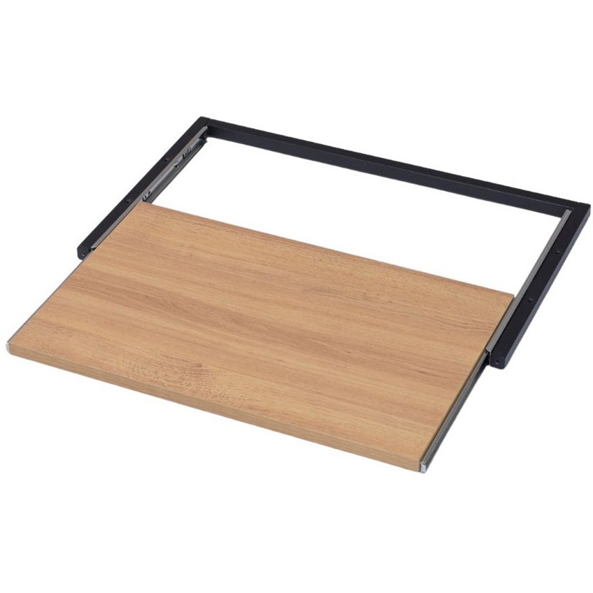 MWSS-5940(OAK/SBK) ウッドシェルフ用 スライド棚【パーツのみ
