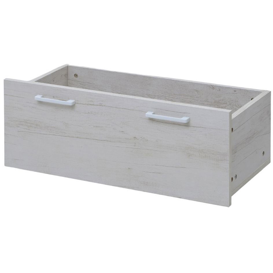 MWSDR-80CB(AWH/MWH) ウッドシェルフ用 ストッカー【パーツのみ】 YAMAZEN(山善) Aホワイト(木目)色 高さ31.5cm幅77cm奥行き37cm 7,393円