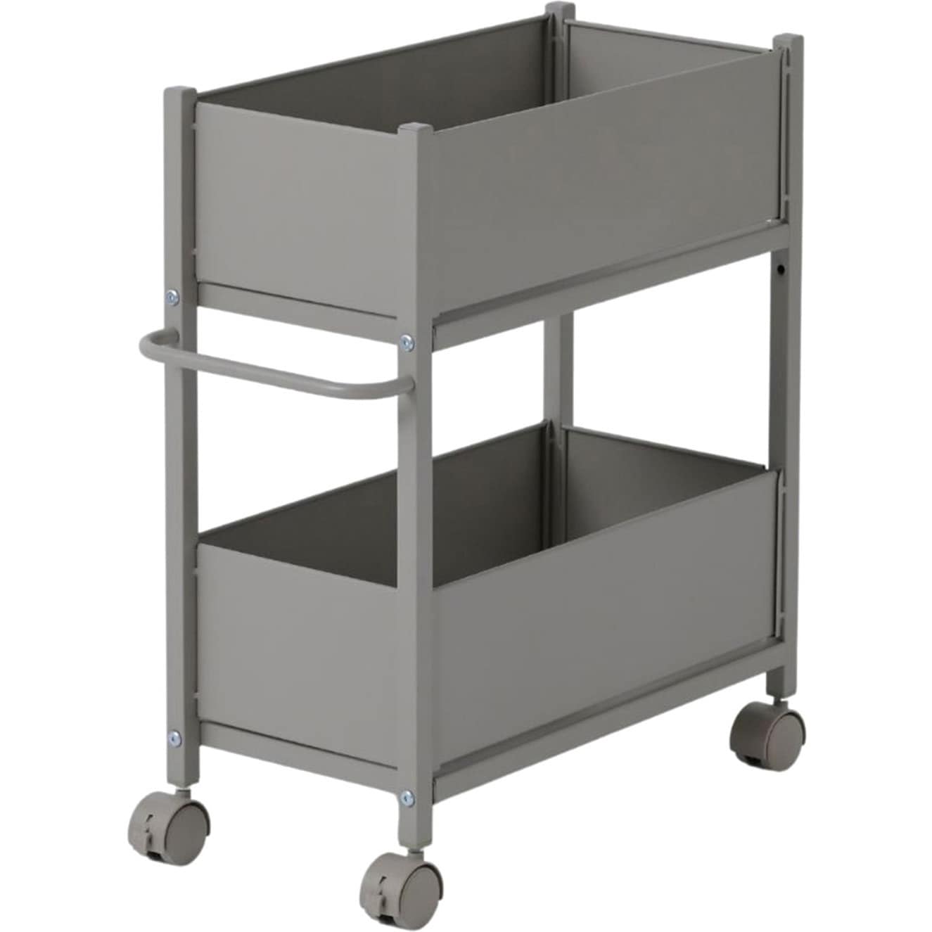 NOPR-5726(GG) 頑丈 収納ラック キャスター付き YAMAZEN(山善) 幅26cm高さ64.5cm 1台