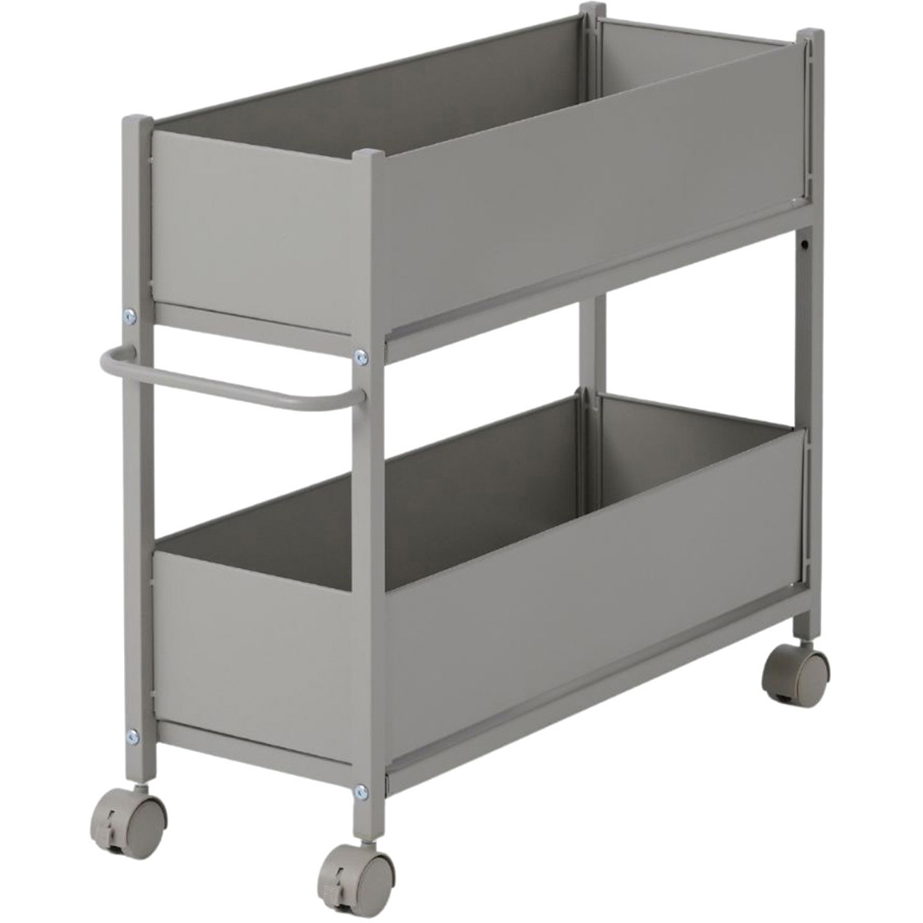 NOPR-7526(GG) 頑丈 収納ラック キャスター付き YAMAZEN(山善) 幅26cm高さ64.5cm 1台