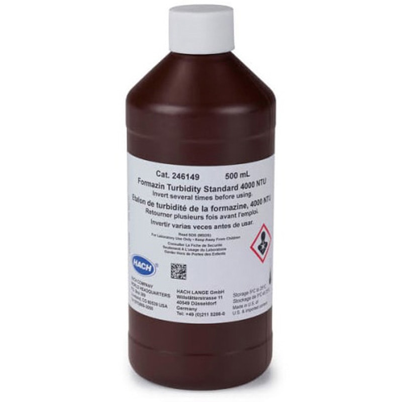 HACH1141 ホルマジン標準液 4000NTU 500mL HACH1141 1個 東亜DKK 【通販モノタロウ】