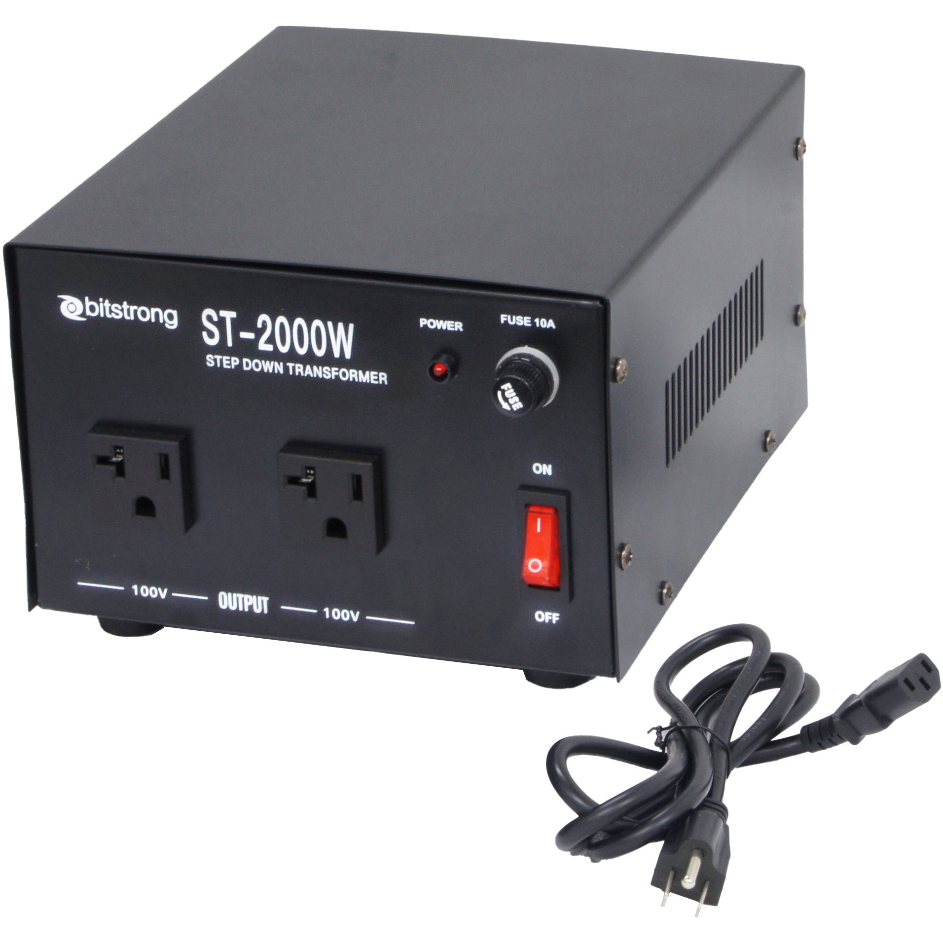 BS-PW-FST2000W 降圧専用変圧器 ダウントランス 115、220V→100V変圧器 
