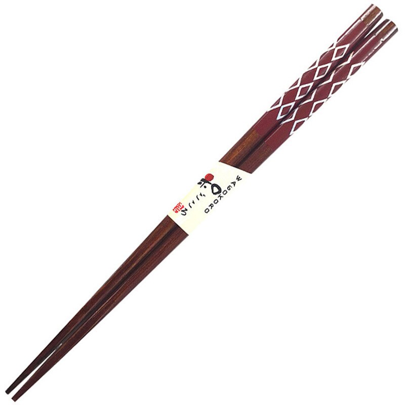 食洗機対応 箸 先角 いぶし銀 アオバ 赤色 長さ21cm 1膳 食洗機対応 箸 先角 いぶし銀 アオバ 赤色 長さ21cm 1膳