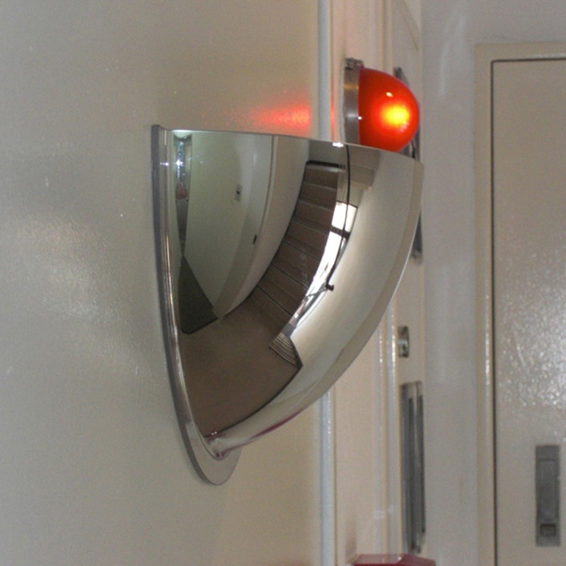 R-100H 半球ミラー ハーフ 信栄物産 寸法1030×515×270mm  R-100H