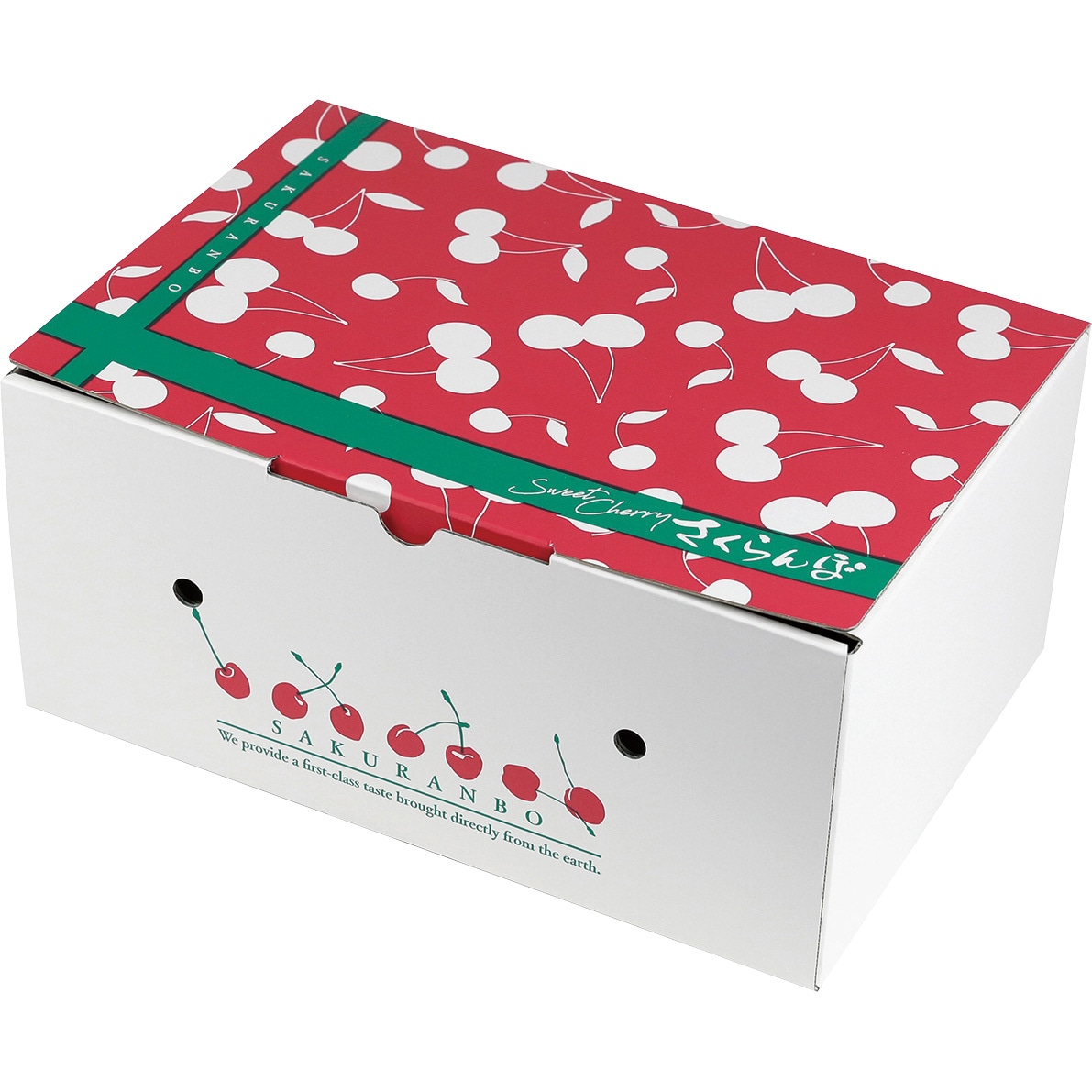 L-2497 さくらんぼ 2段BOX ヤマニパッケージ 形状1枚組立式 60サイズ 1ケース(50枚) L-2497