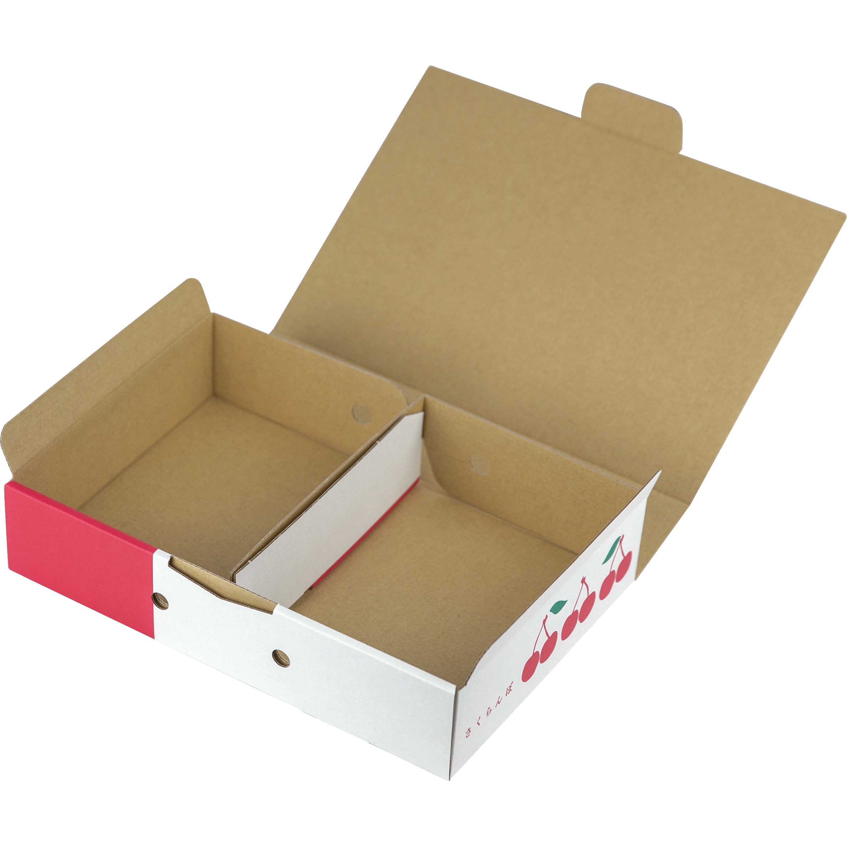 L-2520FS さくらんぼ箱 FS ヤマニパッケージ 一枚組立式 サイズ400g 1