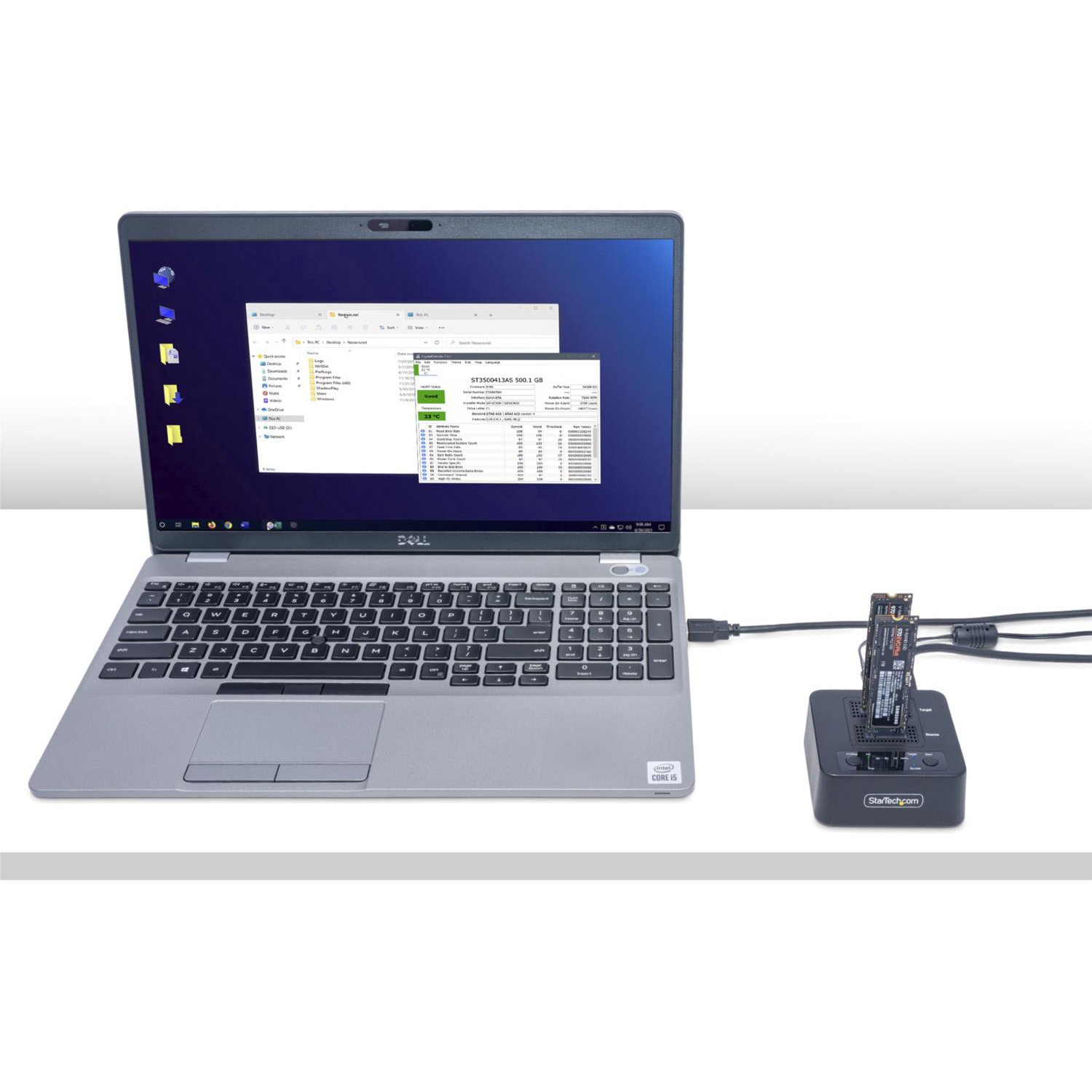 M2-HDD-DUPLICATOR-N1 M.2 NVMe SSDスタンド/1対1/独立型 コピー機