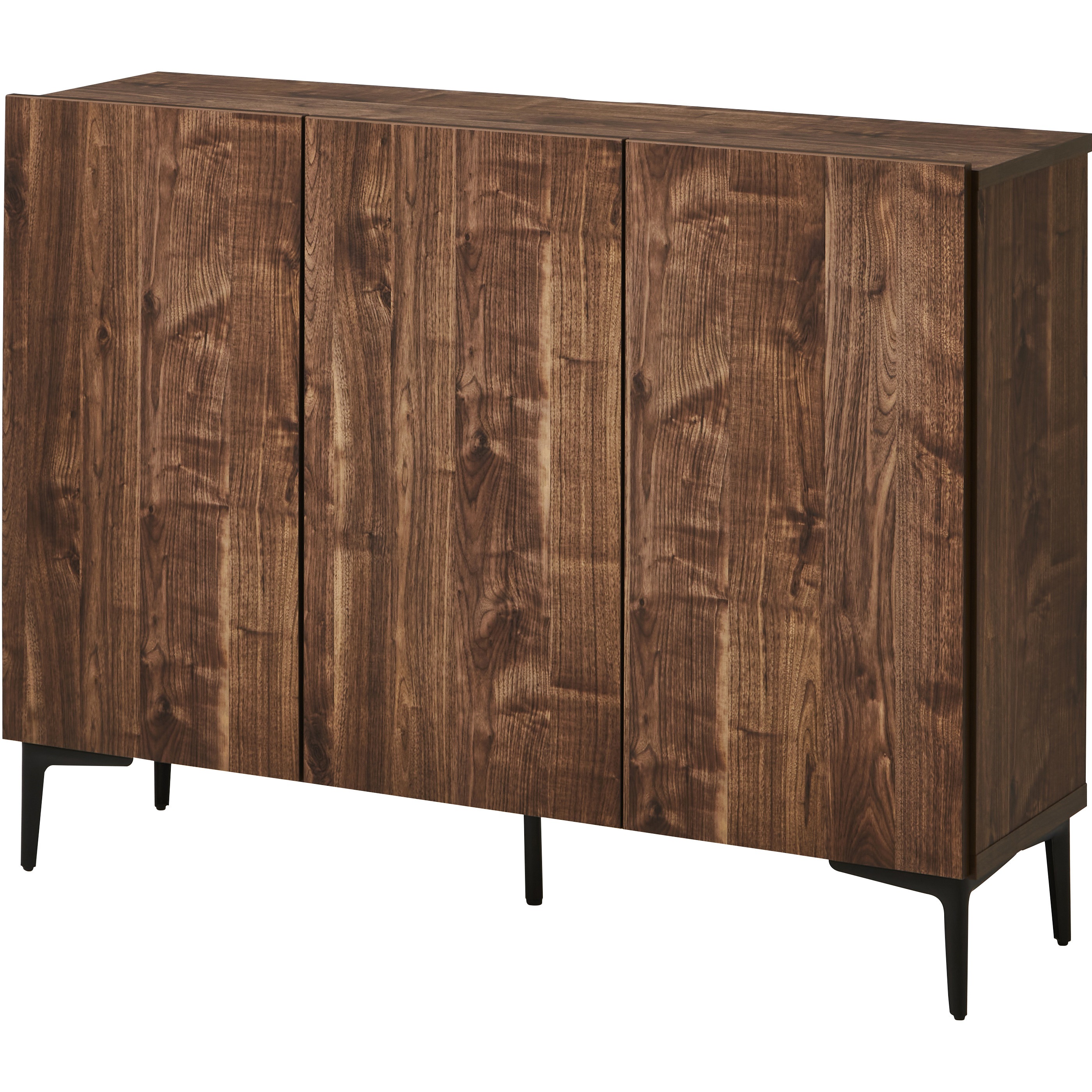 フィスバ 120キャビネット BR色 フィスバ 土井インテリヤ工業 棚段数(段)4 ブラウン色 高さ890mm幅1193mm奥行347mm