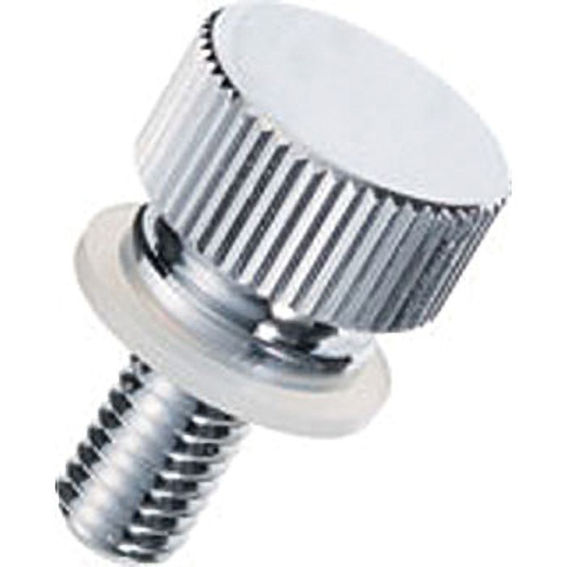 NB-530QCC-N ローレットツマミ・ナット(黄銅ローレットツマミ) NB-500CC-Nシリーズ 廣杉計器 おねじ(段付) ねじの呼びM5取付長30mm 1袋(50個)