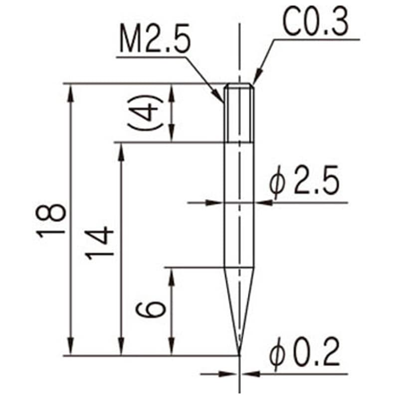 DN-SBS デジタルダンチノギス専用測定子 全晴 交換用測定子タイプ   DN-SBS 5,898円