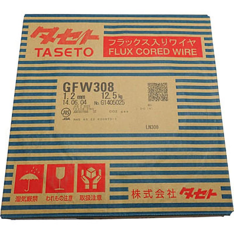 GFW-308 1.2mm ステンレス/FCWワイヤー GFW-308 1箱(12.5kg) タセト