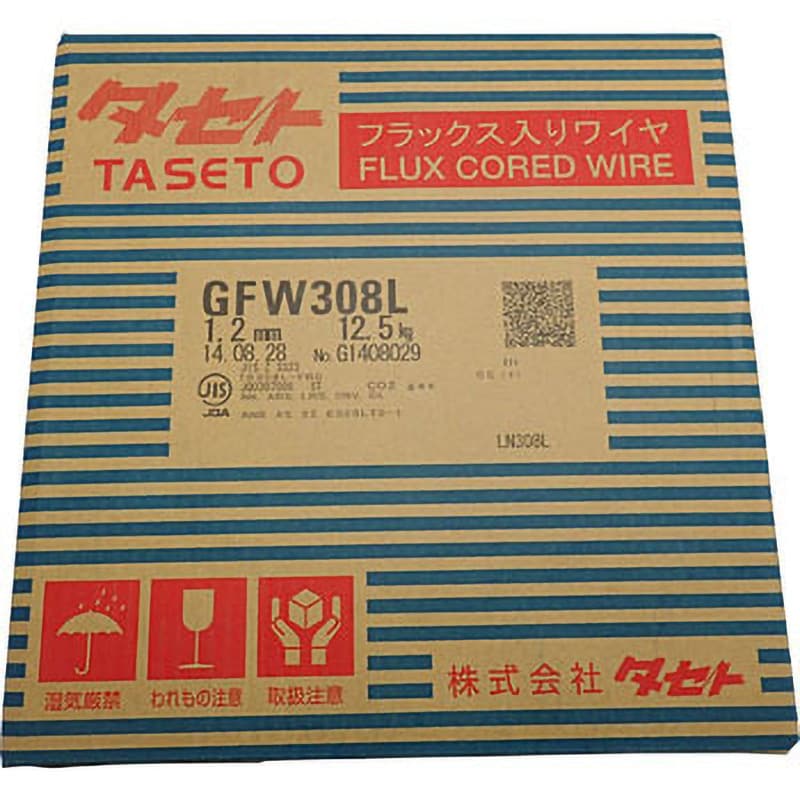 GFW-308L 1.2mm ステンレス/FCWワイヤー GFW-308L 1箱(12.5kg) タセト
