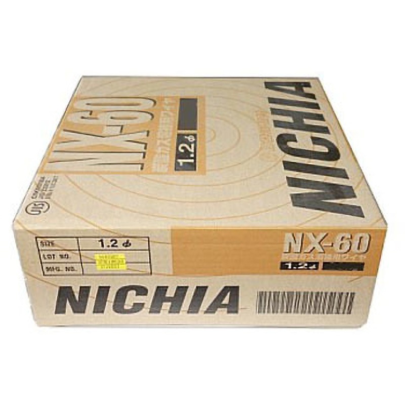 NX-60 1.2Φ×10kg ソリッドワイヤ(高張力鋼用) NX-60 ニツコー熔材工業