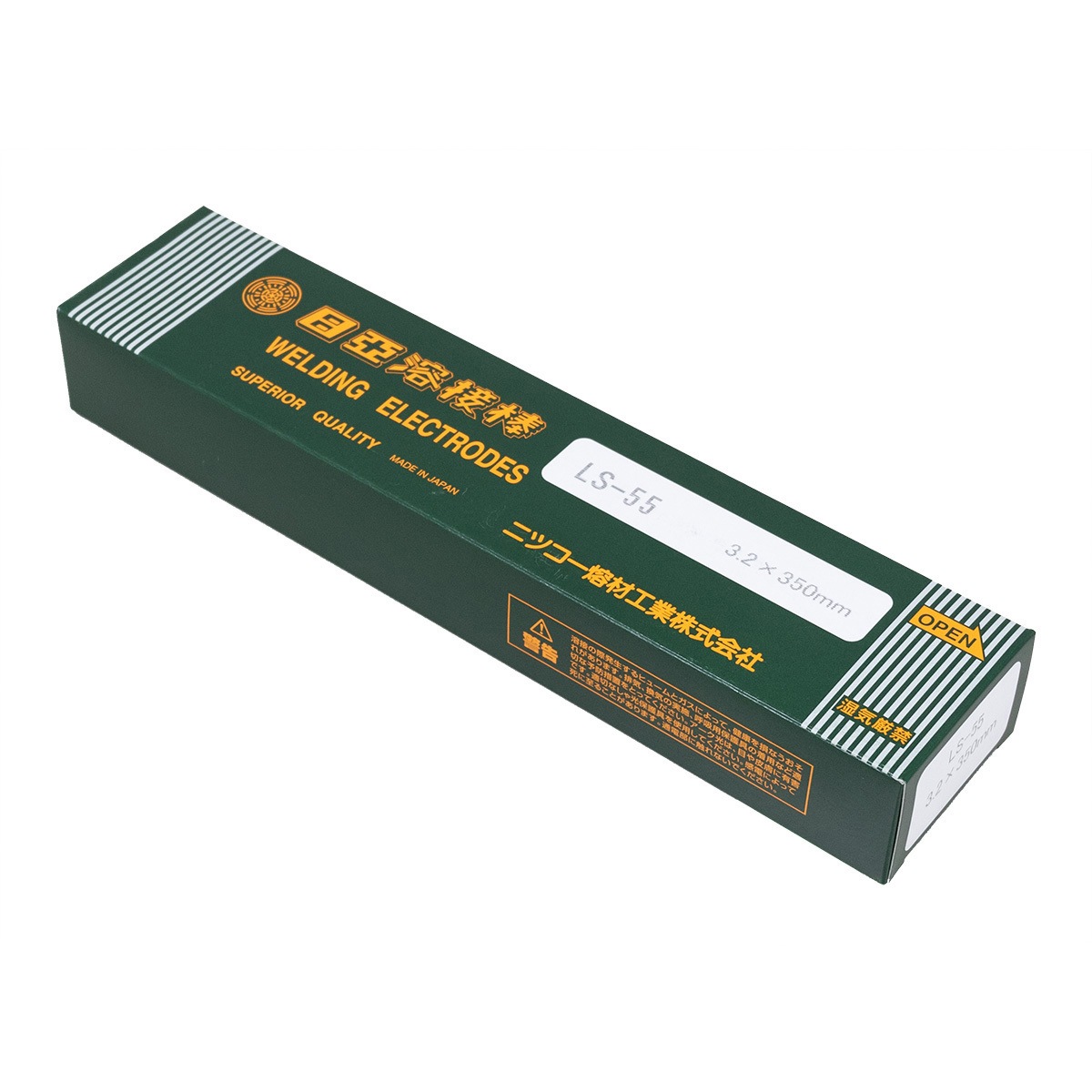 LS-55 3.2Φ×350mm 被覆アーク溶接棒(高張力鋼用) LS-55 ニツコー熔材工業 棒径3.2mm棒長350mm 1箱(5kg) 5,223円