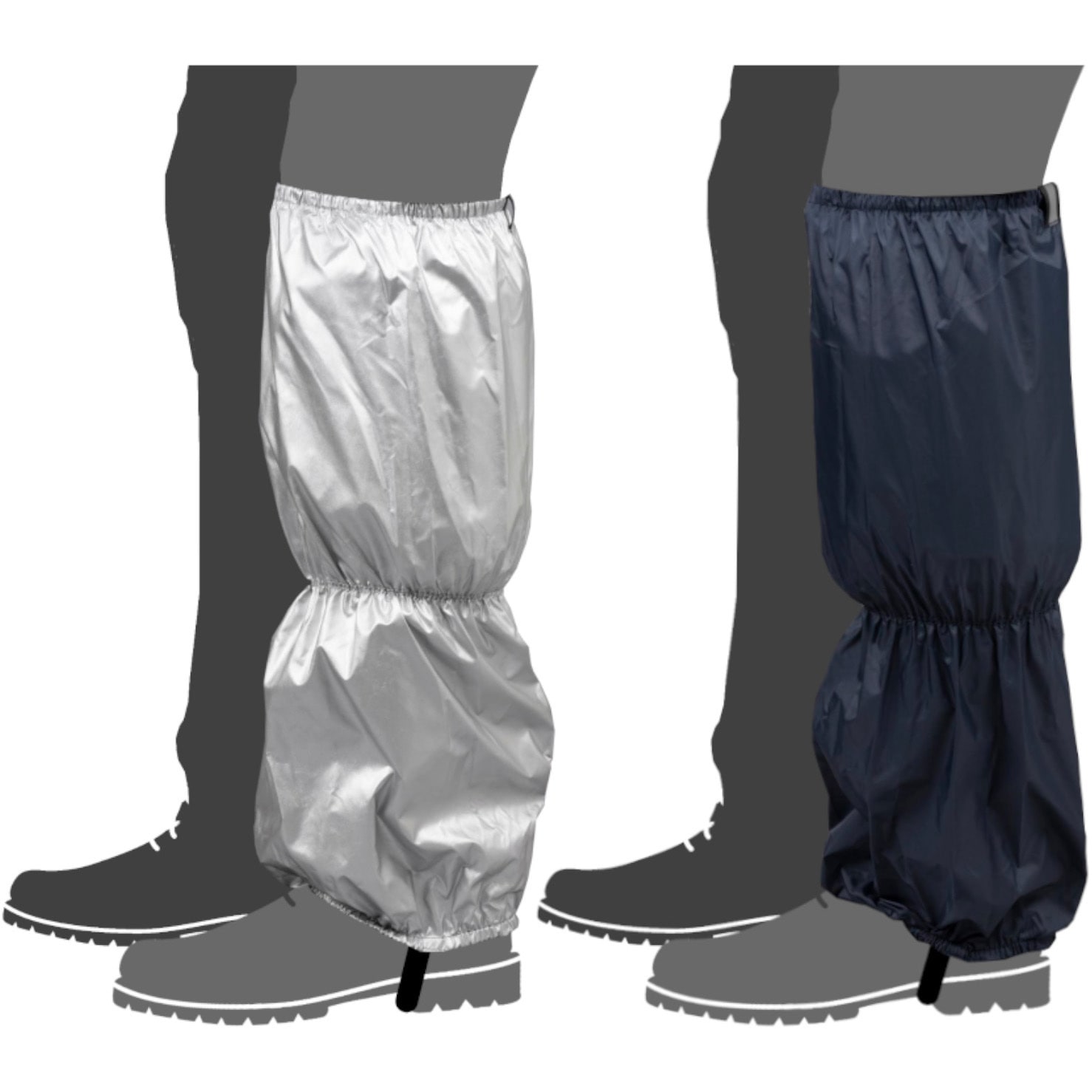 AS-200 足カバーロング 勝星産業 ネイビー色 フリーサイズ 1足 AS-200