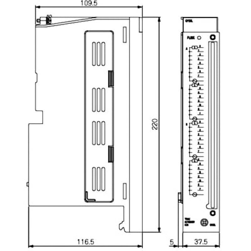 QY13L Q ラージ出力ユニット 1個 三菱電機 【通販モノタロウ】