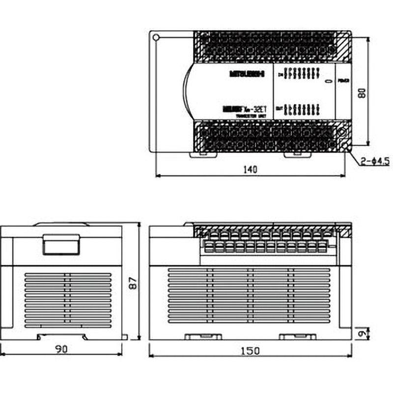 FX2N-32ET-ESS/UL 入出力増設ユニット 1個 三菱電機 【通販モノタロウ】