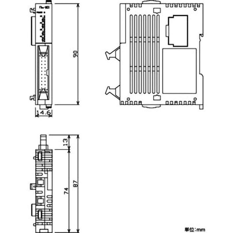 FX2NC-16EX-DS 入力増設ブロック 1個 三菱電機 【通販モノタロウ】