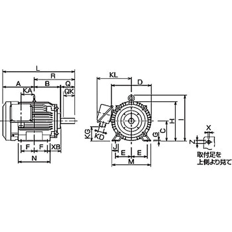 三菱電機 SF-PRO 0.2KW 4P 200V NN 三菱電機 SF-PRO 0.2KW 4P 200V NN