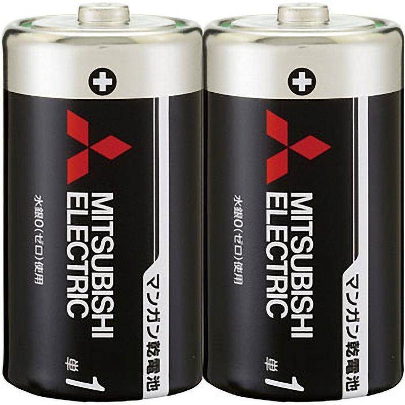 R20PUD/2S マンガン乾電池 UD 単1形 1パック(2本) 三菱電機 【通販