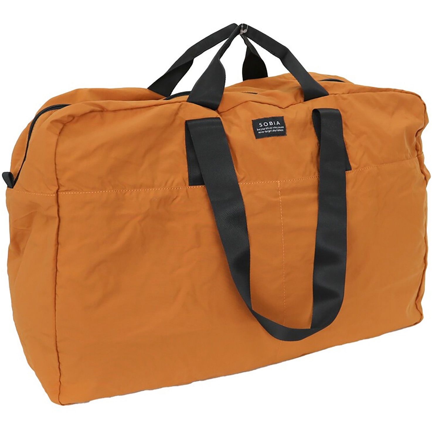 623-7054 マットナイロンポケッタブルボストン センバドー 色OR   623-7054