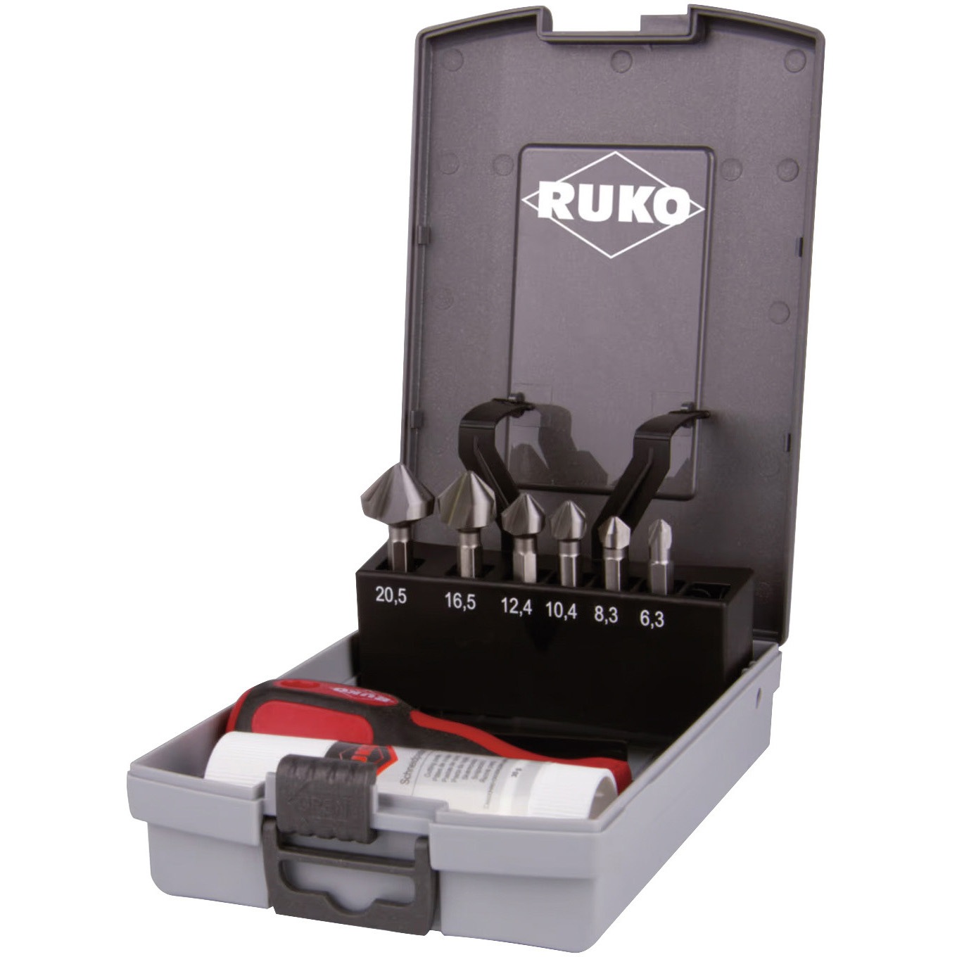 102319RO カウンターシンクセット (プラスチックケース入り) RUKO 3枚刃